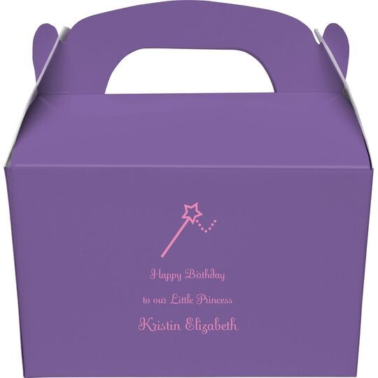 Magical Wand Gable Favor Boxes